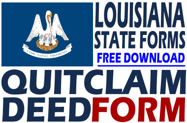 Louisiana Quit Claim Deed Form