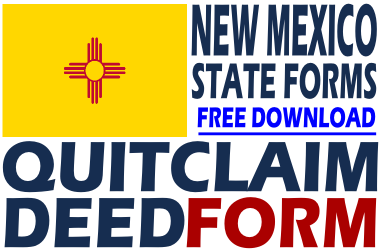New Mexico Quit Claim Deed Form