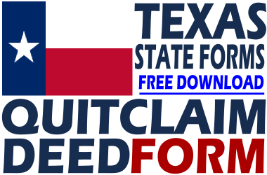 Texas Quit Claim Deed Form