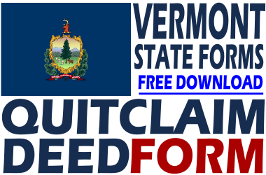 Vermont Quit Claim Deed Form