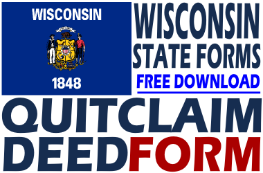Wisconsin Quit Claim Deed Form
